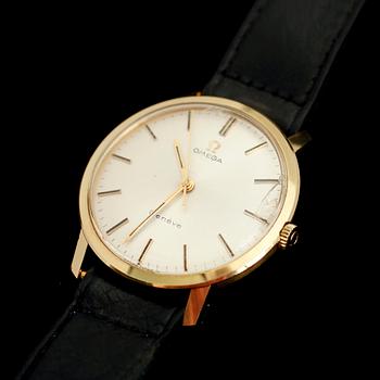 ARMBANDSUR, 14 k guld, Omega, Geneve.