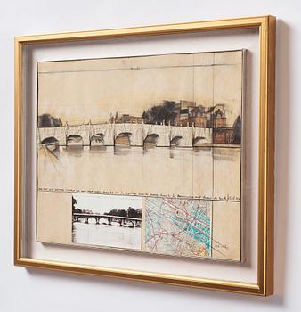 Christo & Jeanne-Claude, "The Pont Neuf Wrapped (Project for Pont Neuf – Paris)".