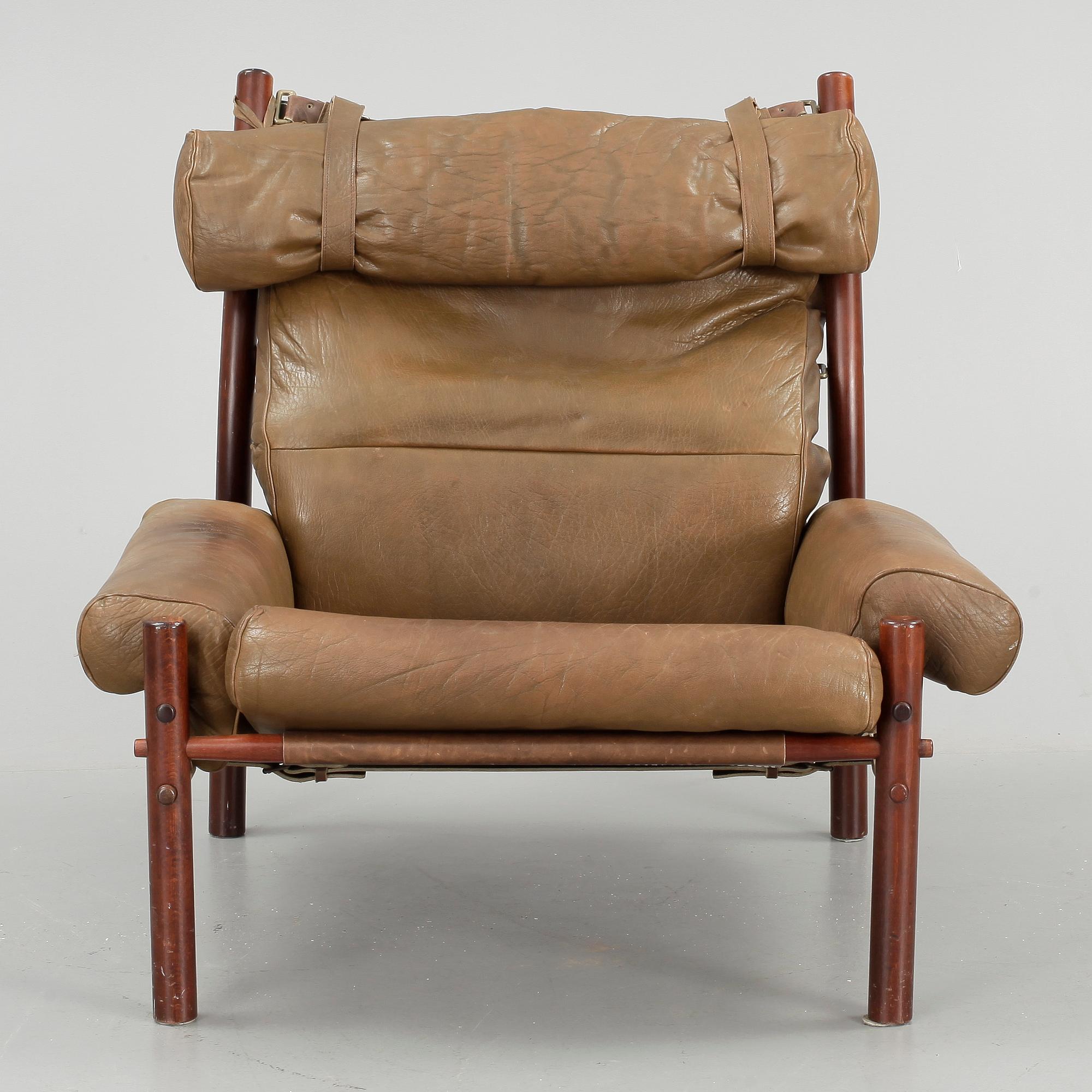 FÅTÖLJ, "Inka", Arne Norell, 1970-tal.