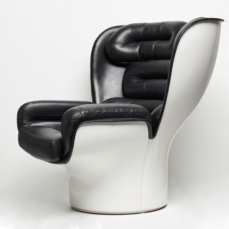 Joe Colombo, an "Elda" lounge chair, for Comfort, Italy 1960-70's.