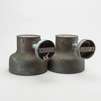 ANDERS PEHRSON, vägglampor, ett par "Bumling" 1900-talets senare del.