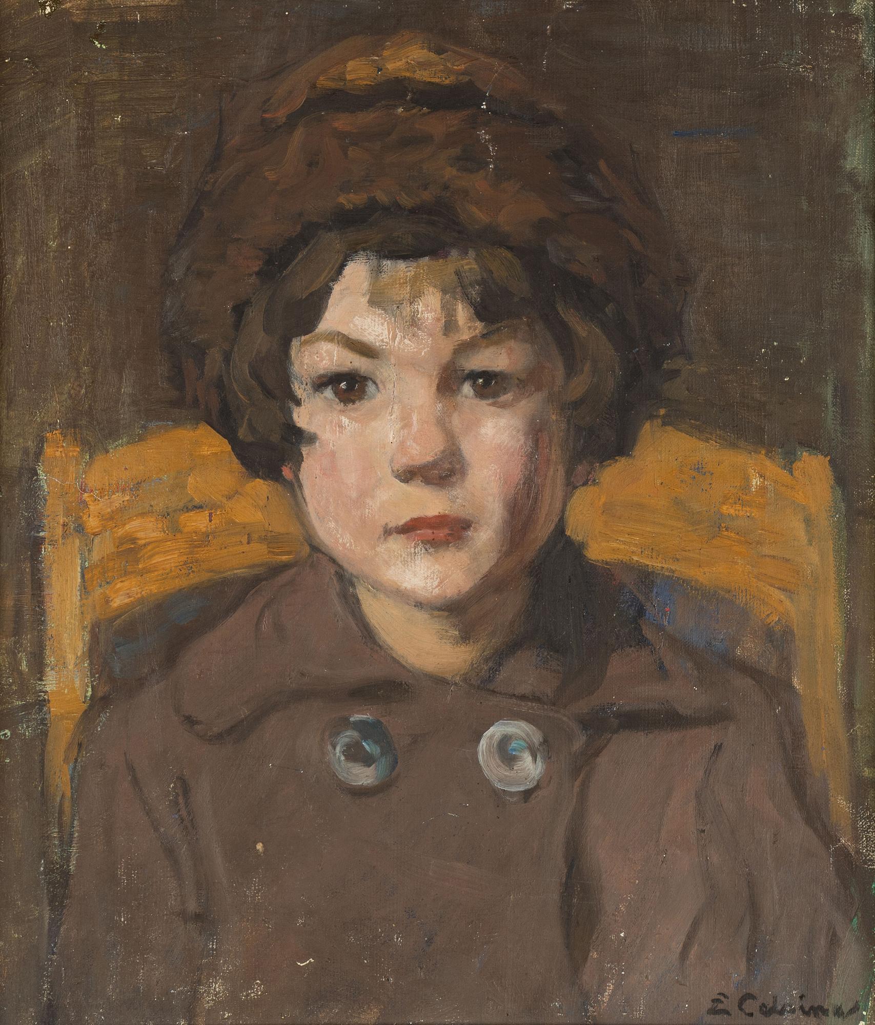Elsa Backlund Celsing, oil on canvas/panel, signed.