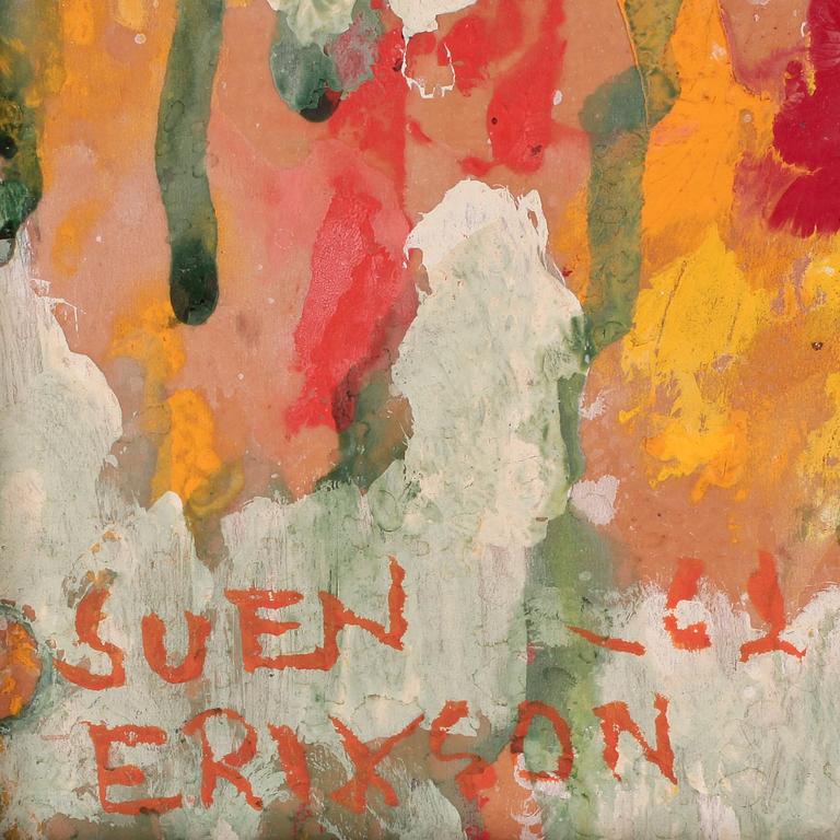 SVEN X:ET ERIXSON, olja på papp-pannå. Sign och dat -62.