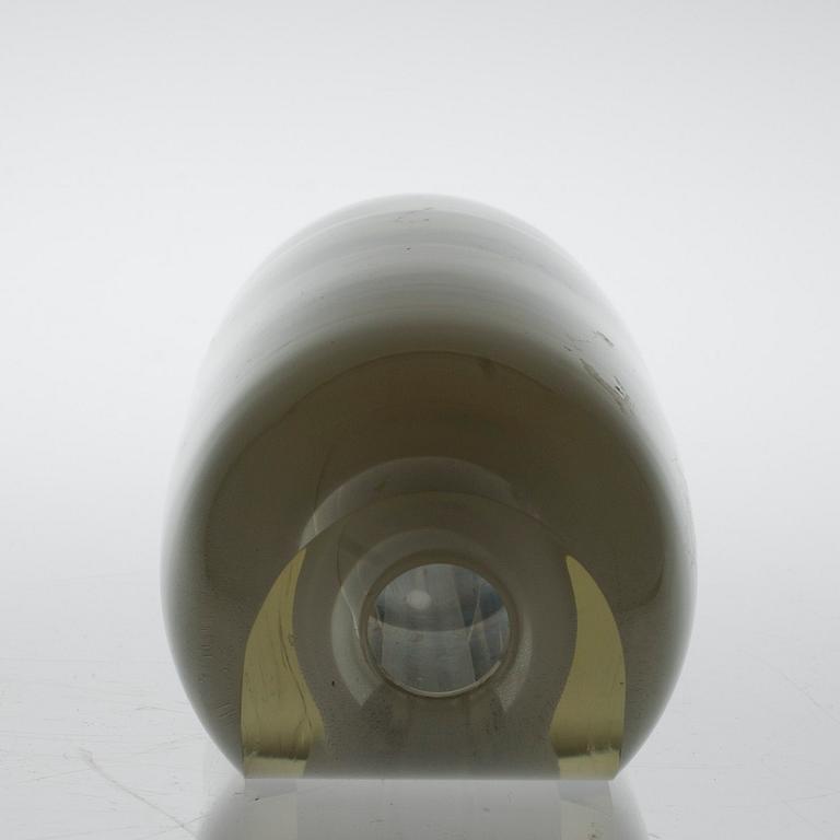 VAS, glas, HM 105, signerad H. Moilanen Nuutajärvi Notsjö -62.