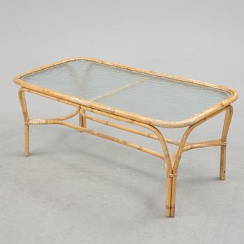 A bambu furniture suite from E.W. Ottosson korgmöbelfabrik, Stockholm, 1940's.