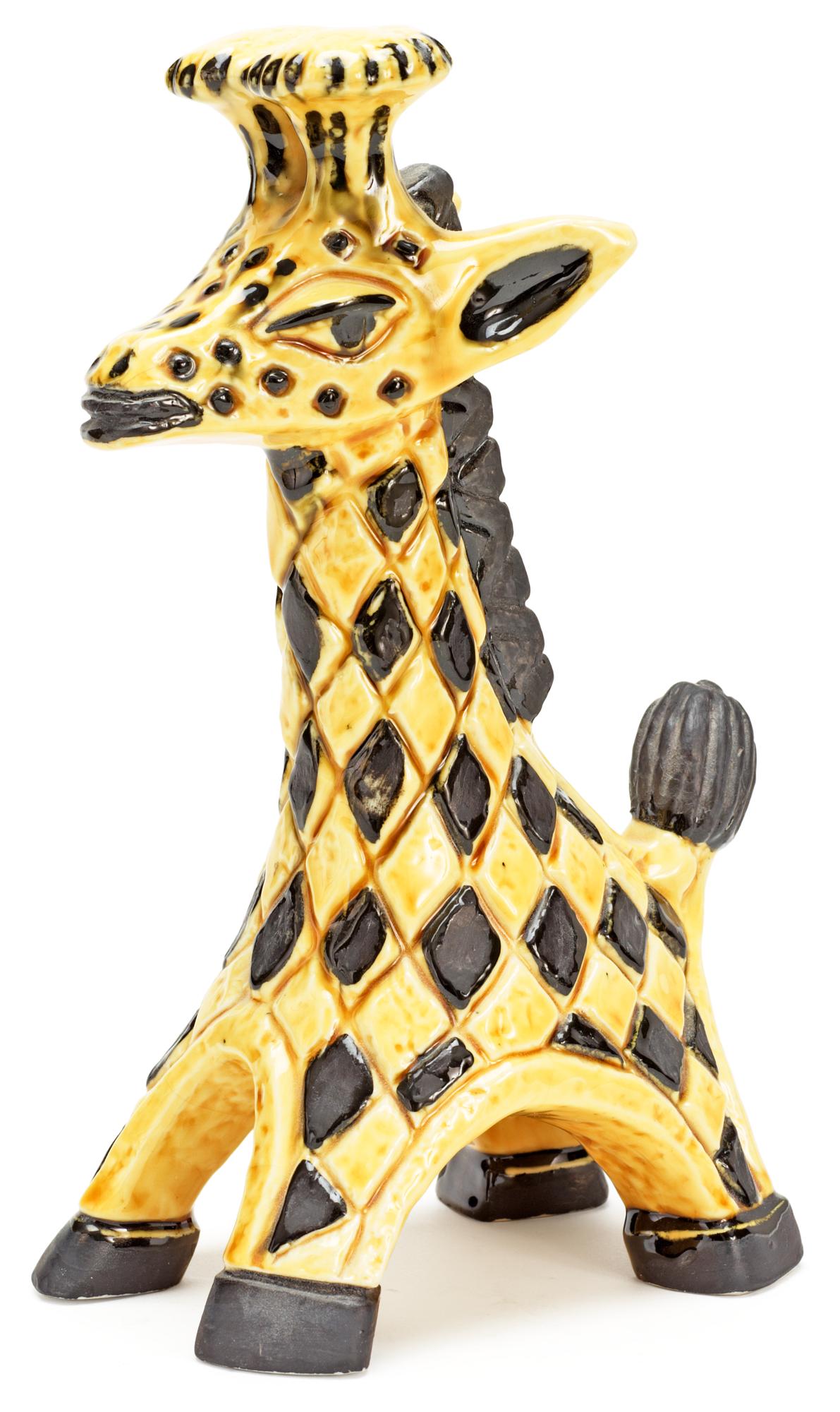 A Gunnar Nylund stoneware figure of a giraffe, Rörstrand.