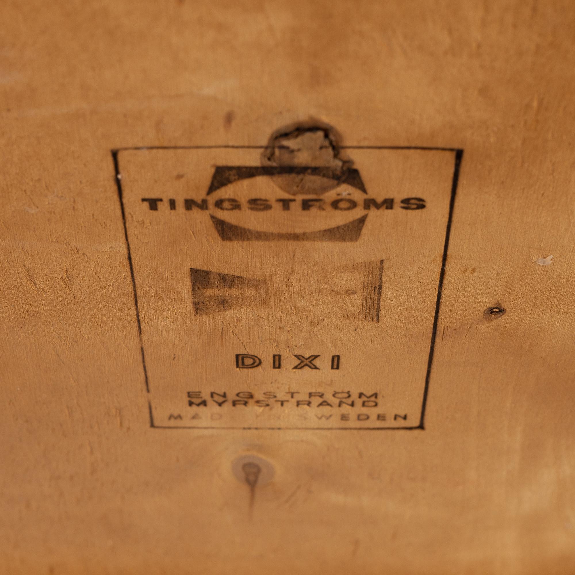 Sven Engström & Gunnar Myrstrand, sängbord med hylla, ett par, "Dixie, Tingströms, Bra Bohag", 1950/60-tal.