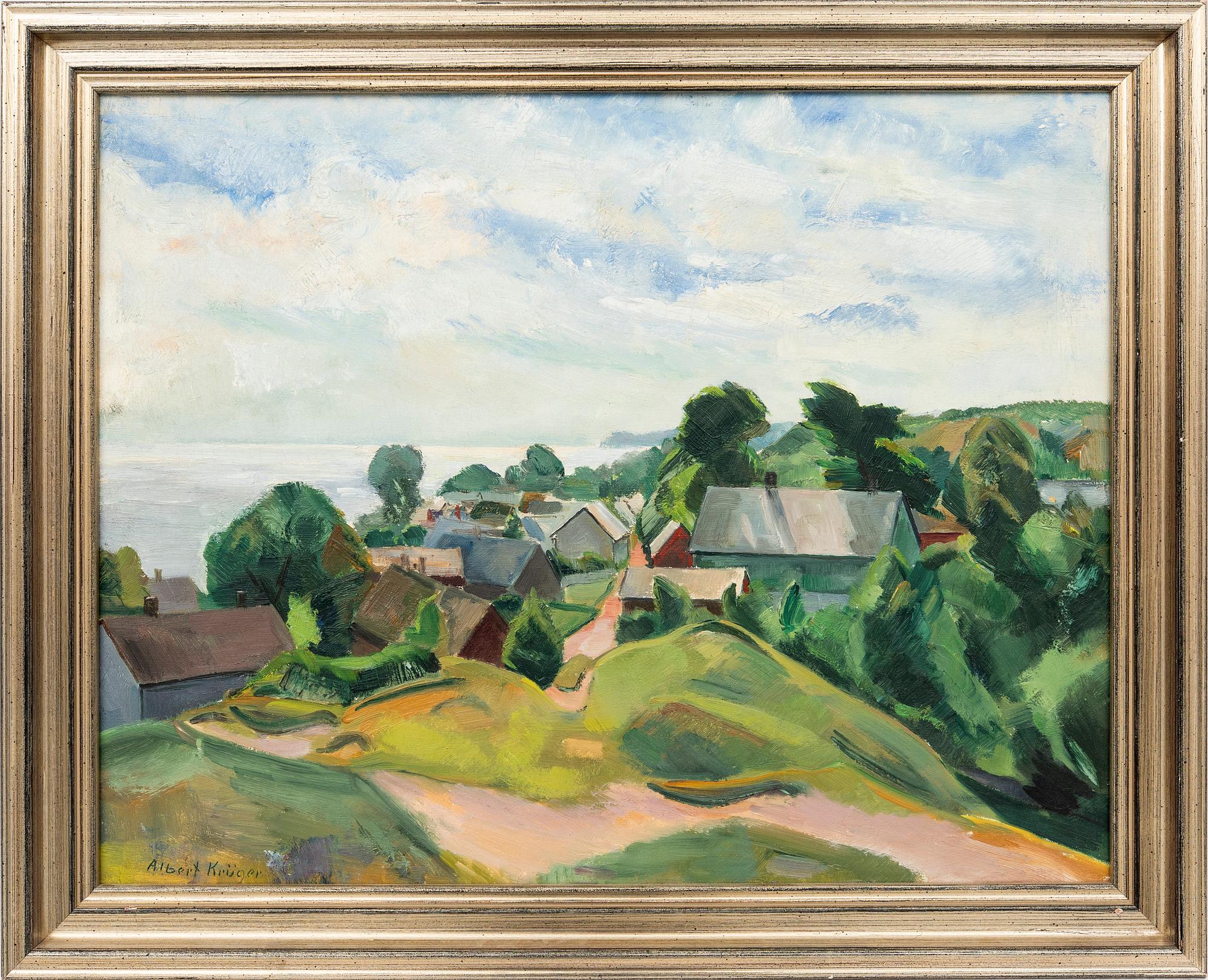 Albert Krüger, Från Vitemölla, Österlen.