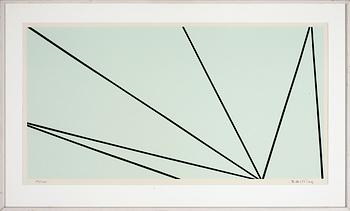 Olle Baertling · OLLE BAERTLING, färgserigrafi, "Arci", signerad, bladet tryckt 1958, numrerad 59/100.