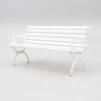 Trädgårdssoffa, Näfveqvarns Bruk, tidigt 1900-tal.