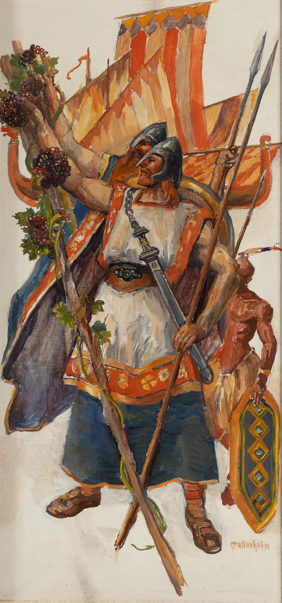 Uno Stallarholm, Vikingar.