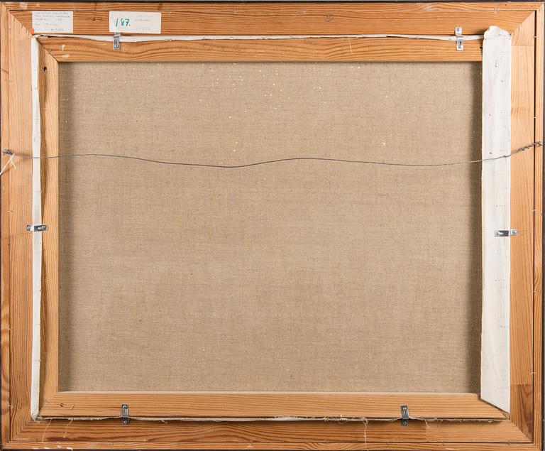 CHRISTINA SNELLMAN, oil on canvas, signed and dated 1985.