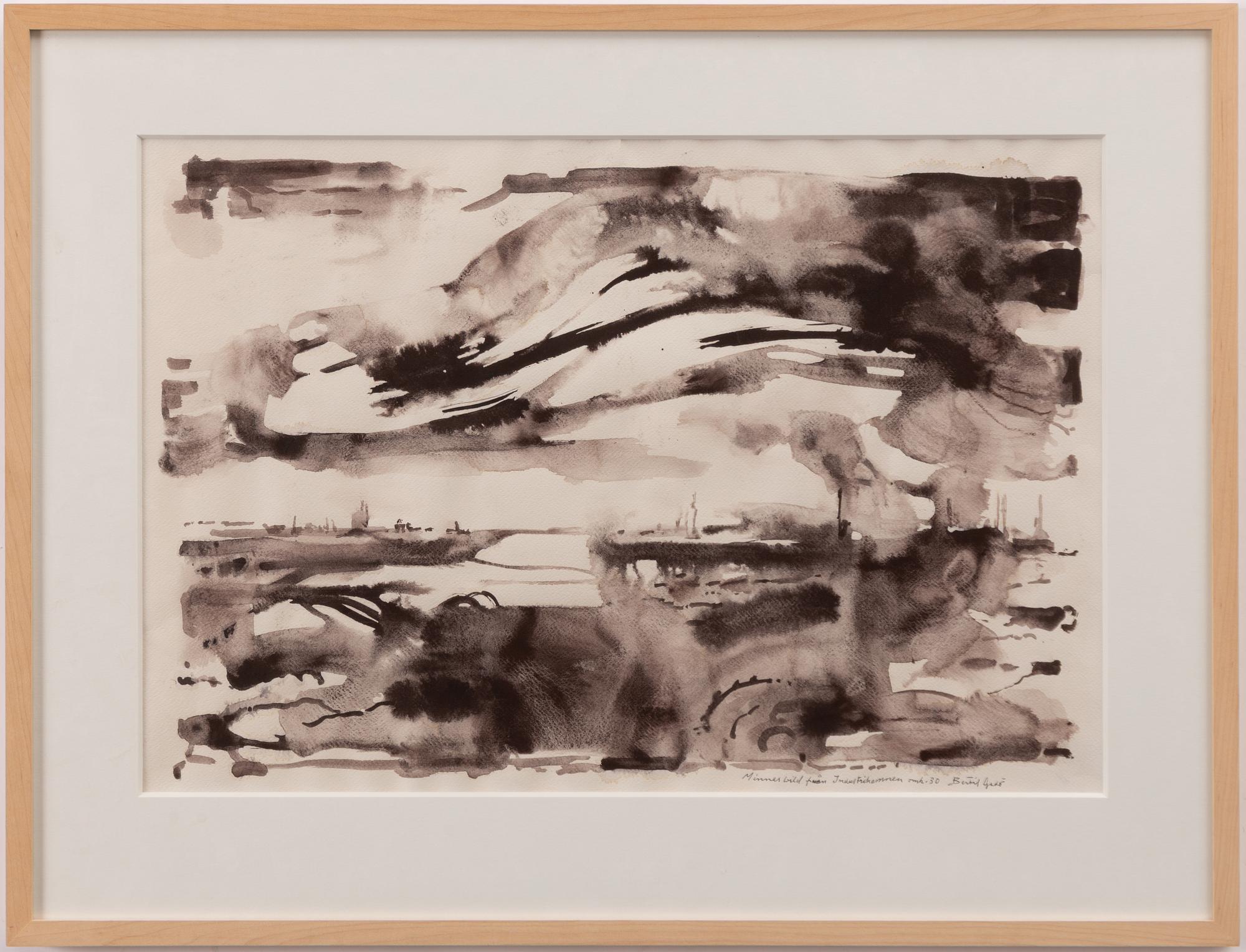 Bertil Gadö, "Minnesbild från Industrihamnen".