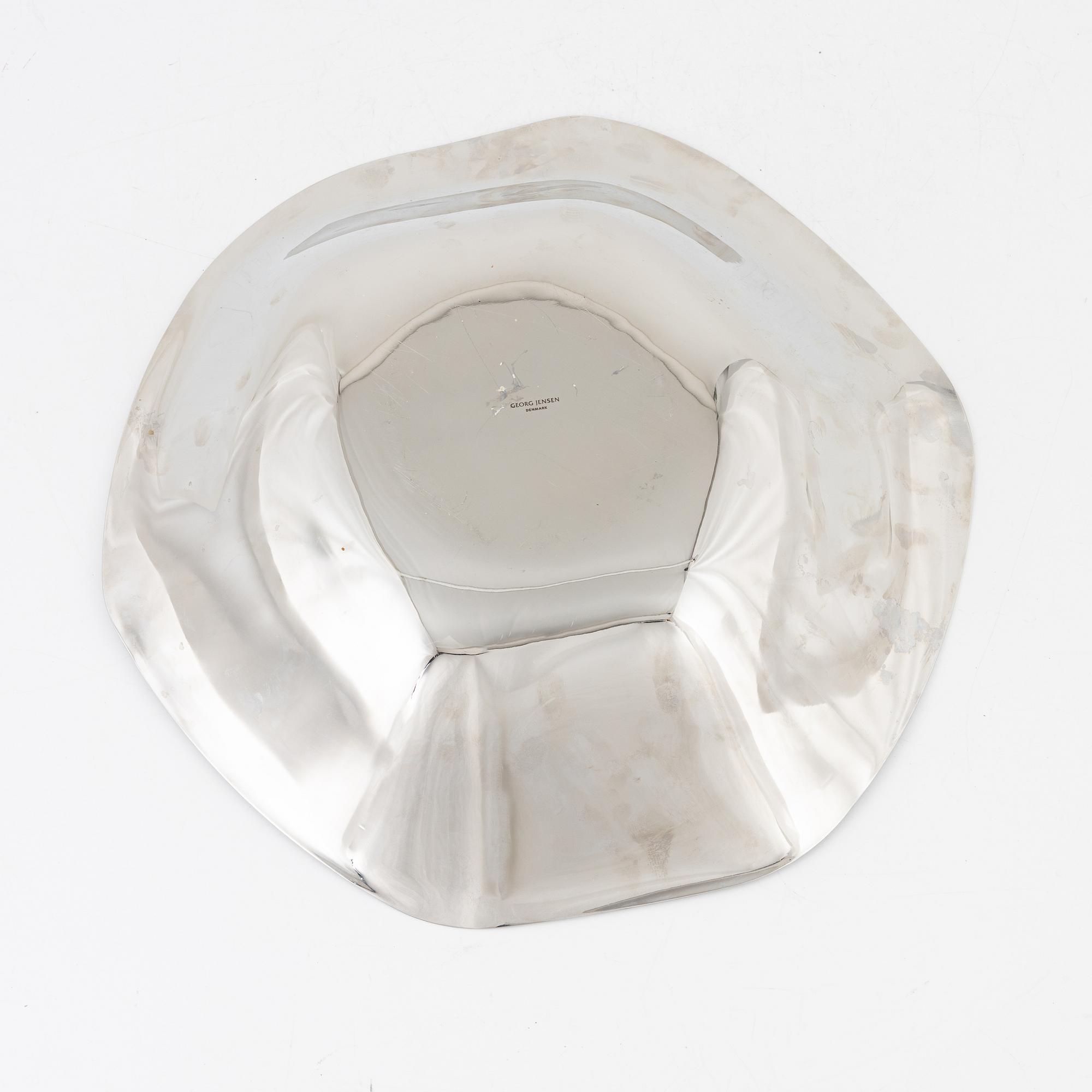 A 'Liquid' bowl, Georg Jensen, Denmark.