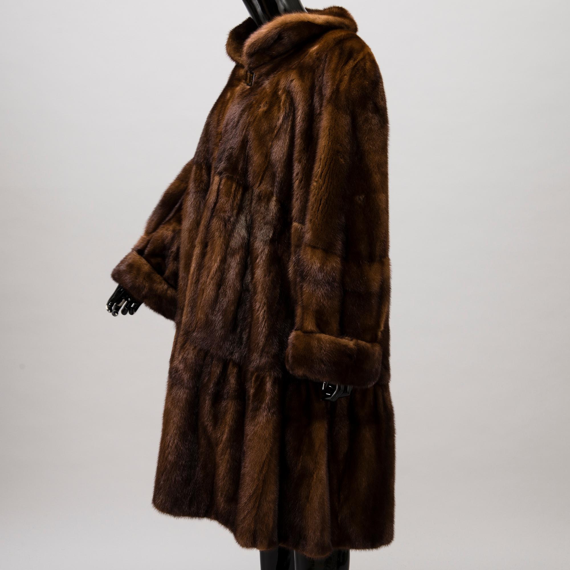A SAGA MINK FUR COAT by M. Beck & CO, Helsinki.
