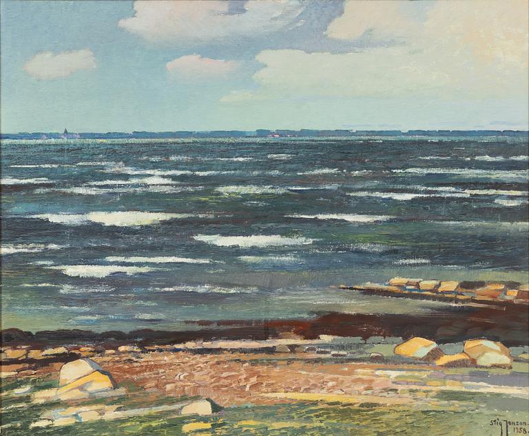 Stig Jonzon, "Blåsväder, Kalmarsund".