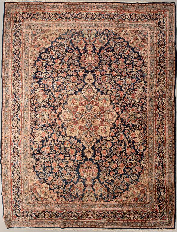 Kashmar rug, old/semi-antique, approximately 436x309 cm.