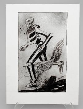 Hans Arnold · HANS ARNOLD, tusch, sign.
