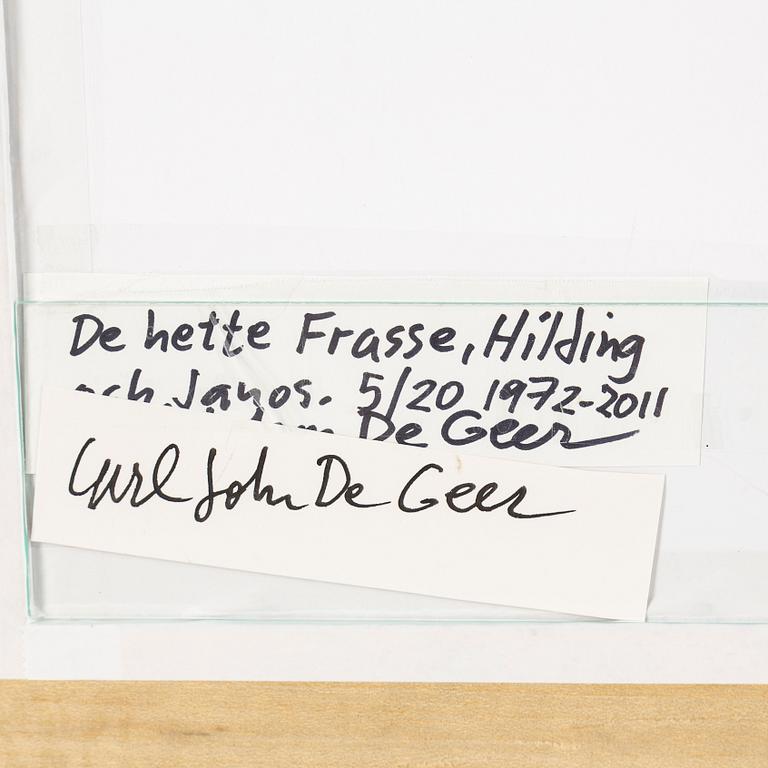 CARL JOHAN DE GEER, photograph signed and numbered 5/20 and dated 2011 on the back of the frame.