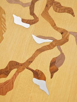 Klara Knutsson, a unique table, "Ornament", executed at Malmstens LiU, Stockholm, 2021.