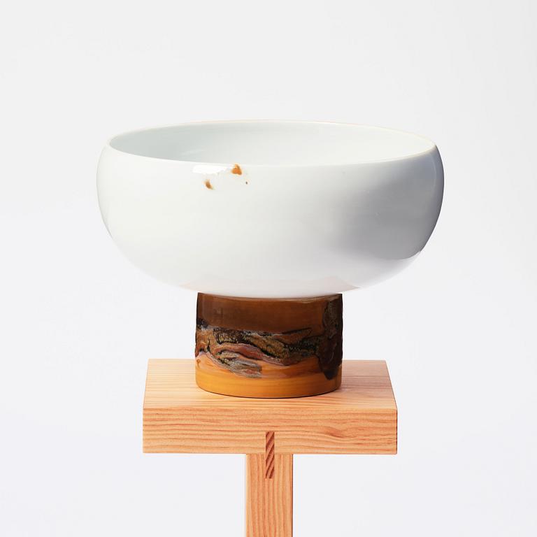 Carl-Harry Stålhane, a unique stoneware bowl, Rörstrand.