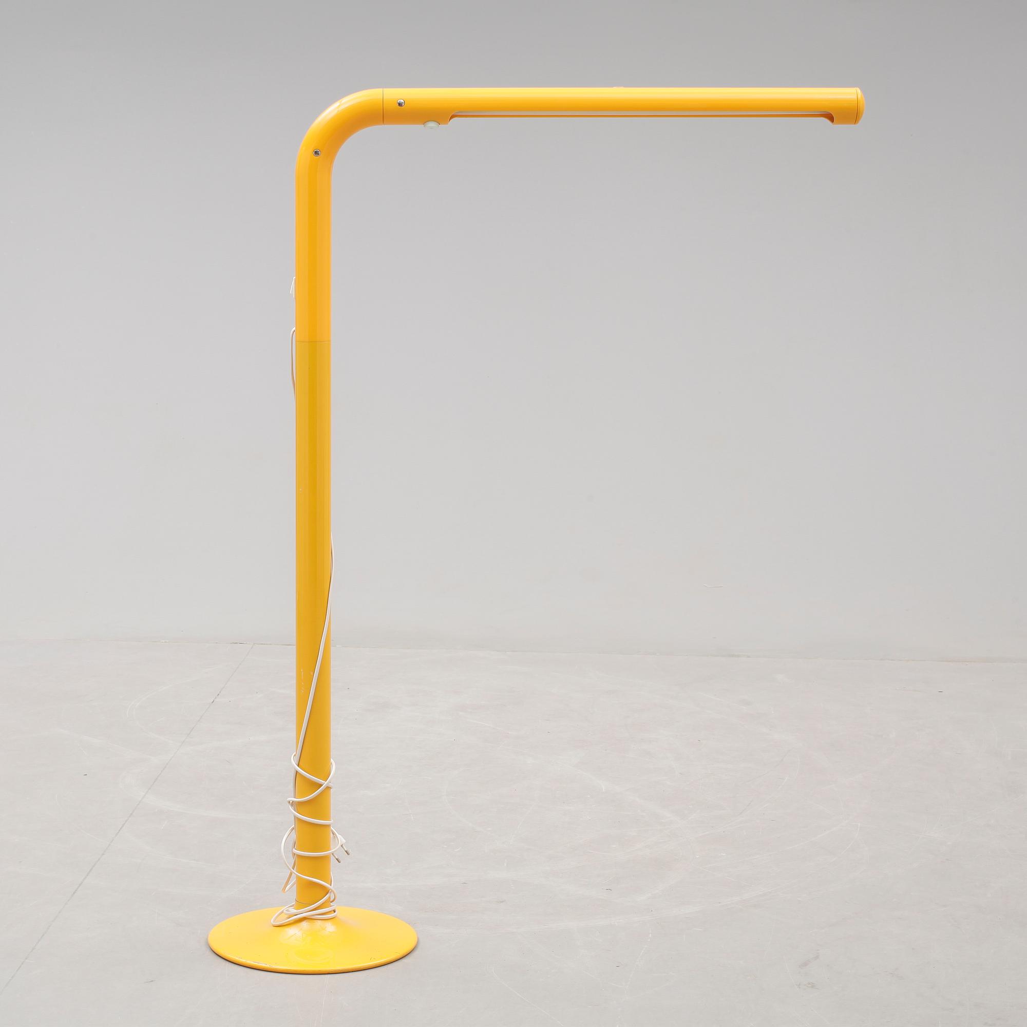 BORDSLAMPA samt GOLVLAMPA, "Tuben", Anders Pehrson, Ateljé Lyktan, Åhus.