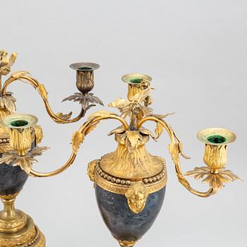 A pair of presumably English 18th century candelabra.