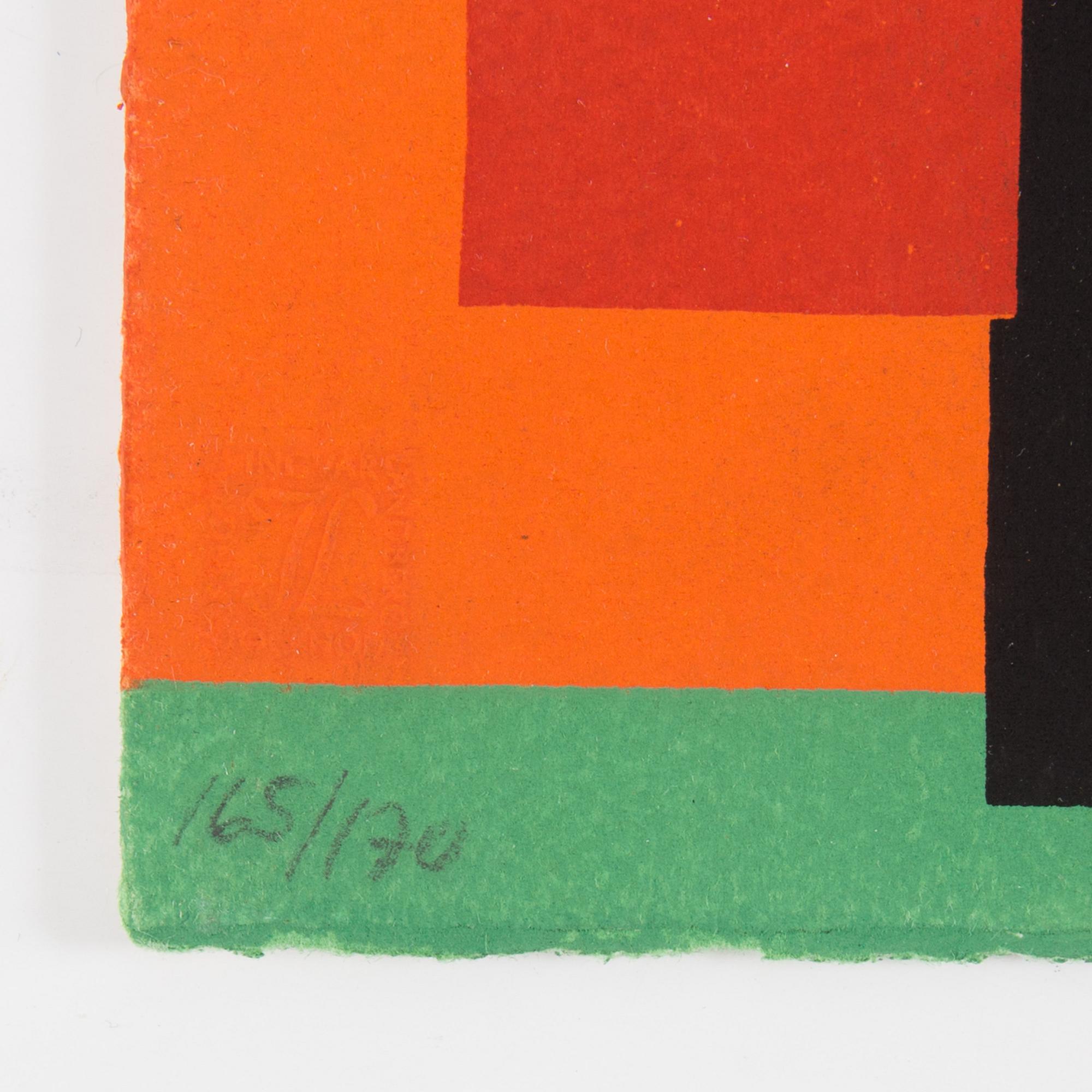 PARTI GRAFIK, 9 delar, mesta dels litografier, b.la C Göran Karlsson, Malcom Morley mm, samtliga signerade.