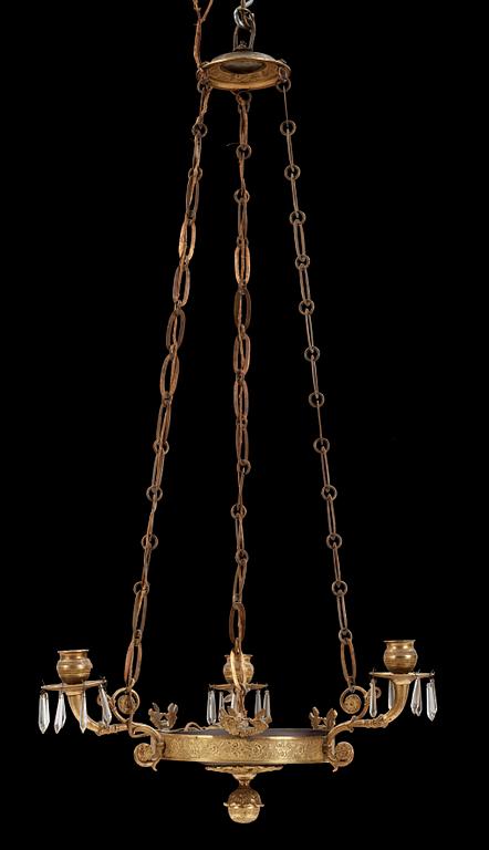 TAKAMPEL, empire, 1800-talets först halft. Höjd: ca 77cm.