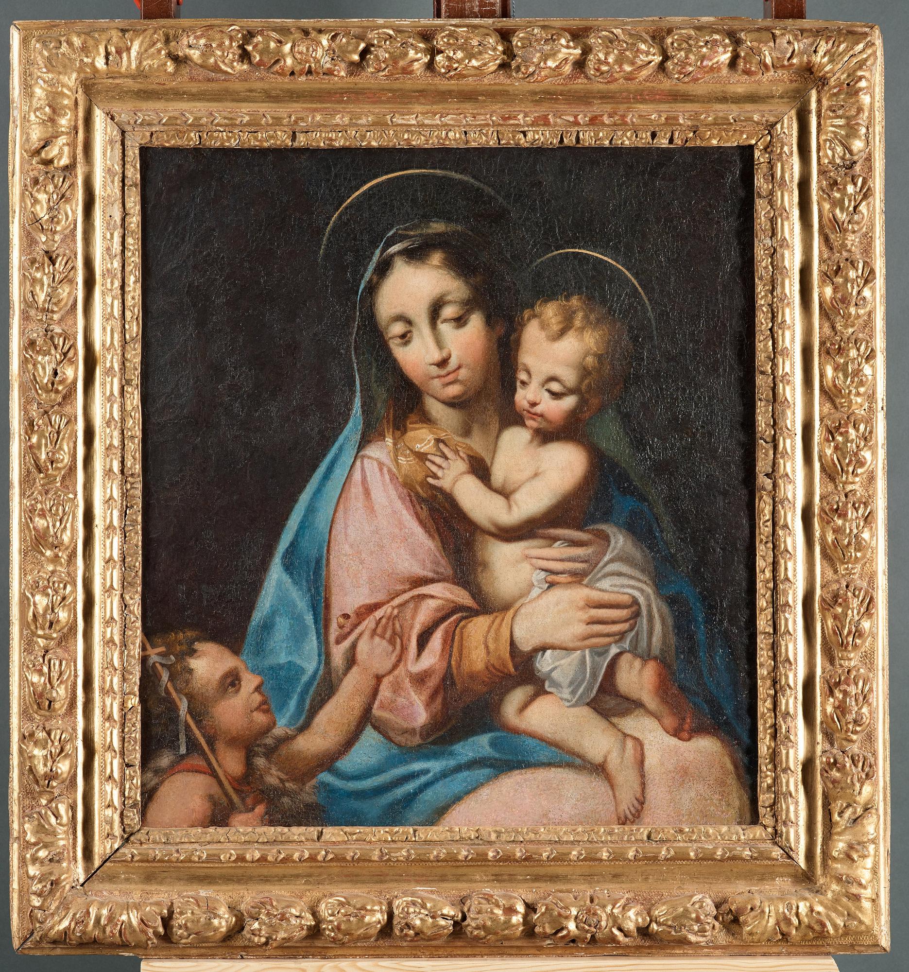 Giulio Cesare Procaccini Hans krets, Madonnan med barnet.