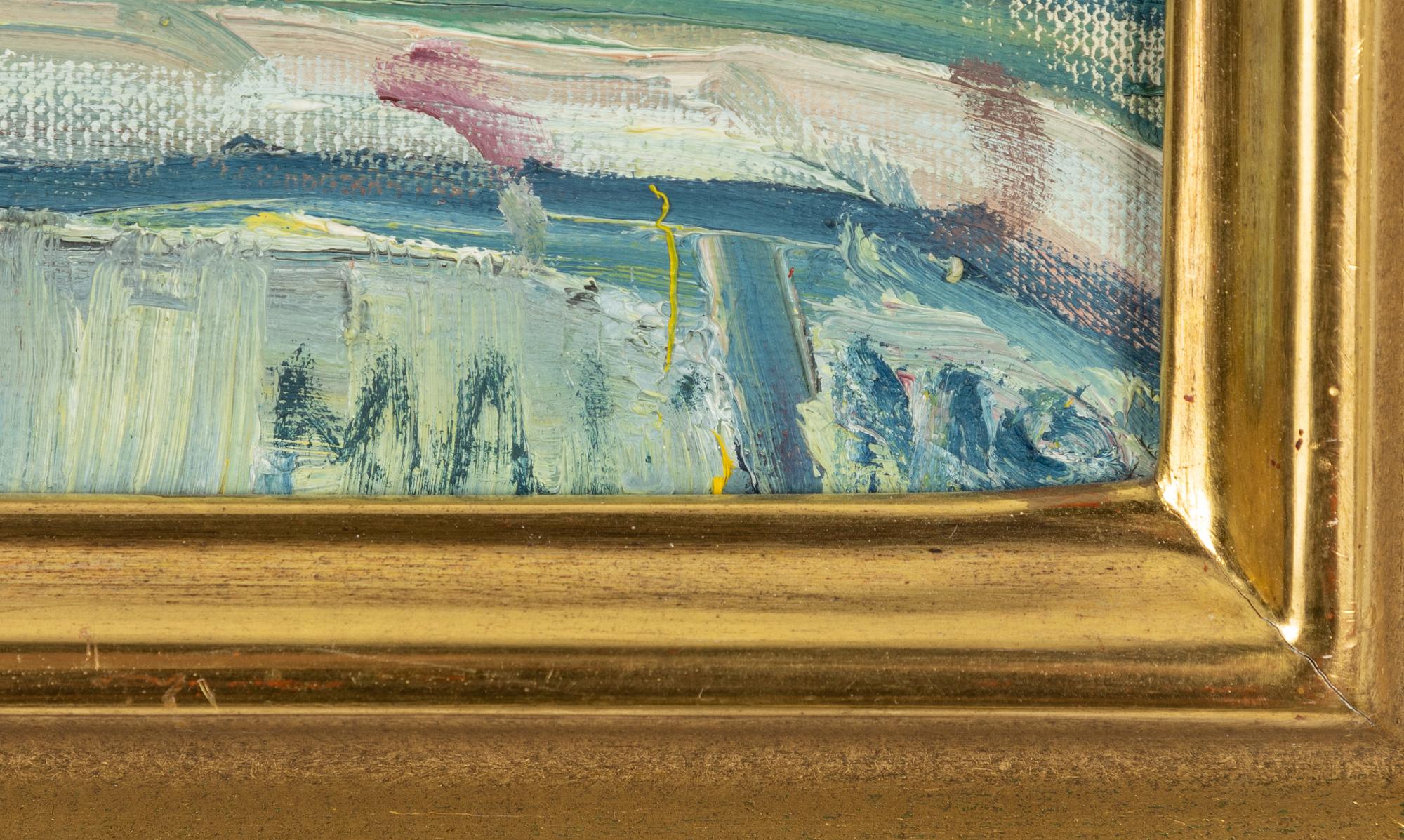 Maj Arnell, oil on canvas, monogram signed, obscurely dated.