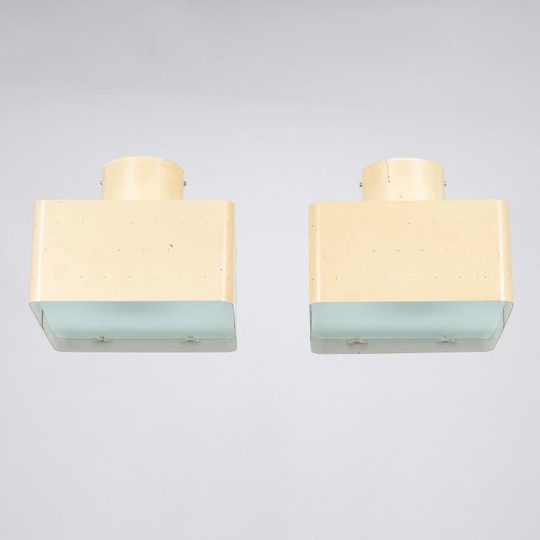 A pair of Itsu 'AA 59' ceiling lights, Finland, mid-20th Century.