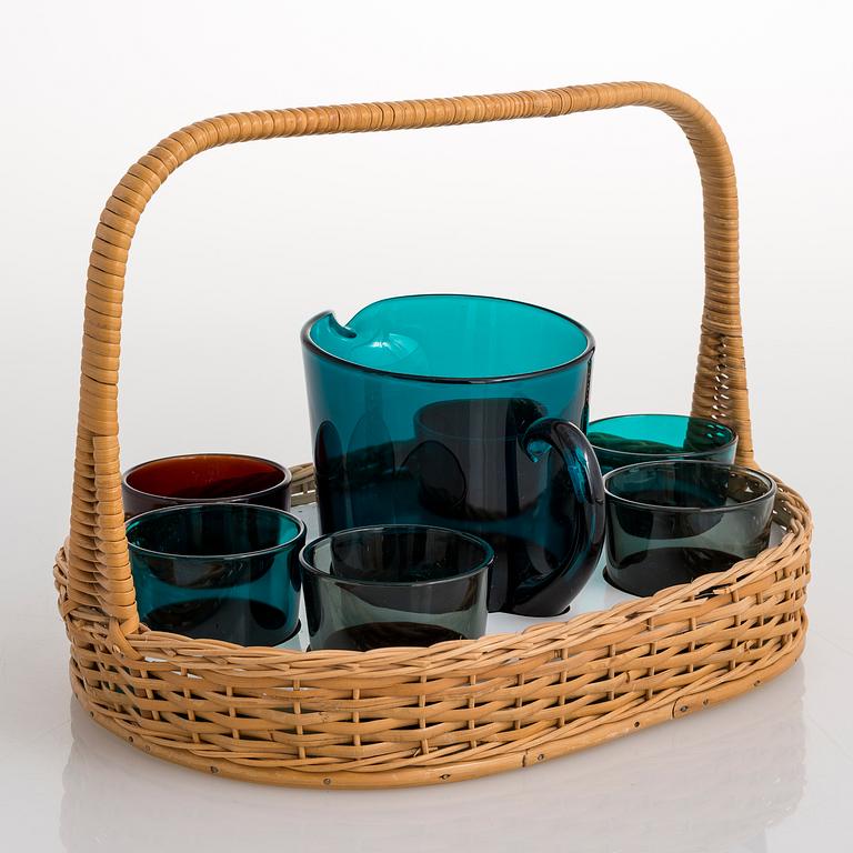 KAJ FRANCK, A JUICE SET Nuutajärvi, designed in 1954.