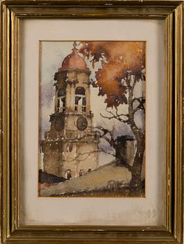 FRANS NYBERG, watercolour, signed and dated 1944.