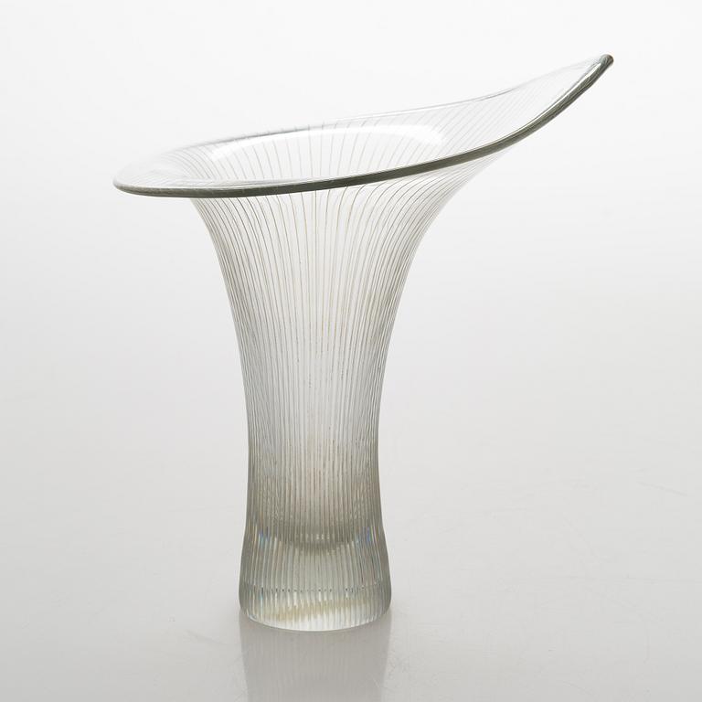 Tapio Wirkkala,  'Kantarelli' glass vase, signed Tapio Wirkkala Iittala -54.