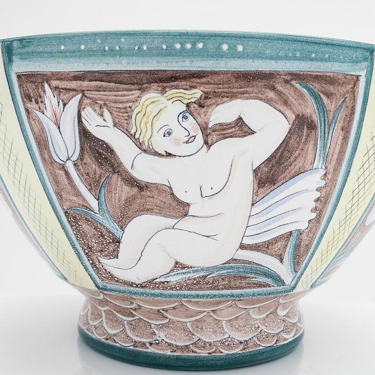 Tyra Lundgren, a 1920s bolw / bowl for a chandelier manufactured by Arabia.