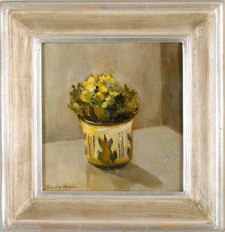 BIANCA WALLIN-TOLNAI, sign och dat 1935, olja på pannå.