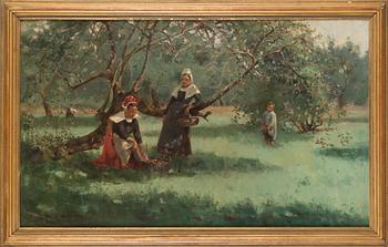 Margaret Campbell-MacPherson, Apple picking.