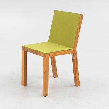 Claesson Koivisto Rune, a 'Nybodahöjden' chair, unique prototype, 1998.