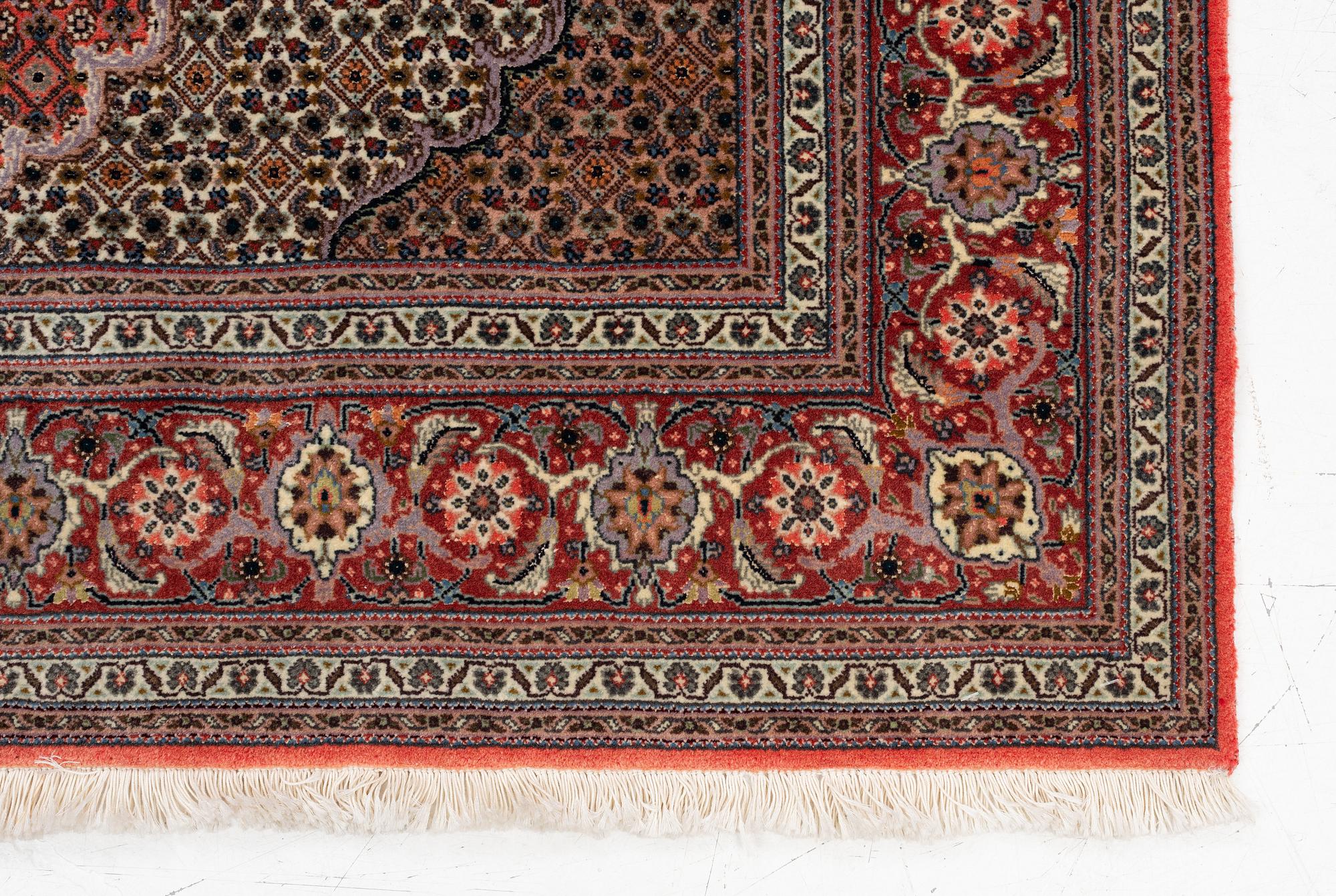 Rug, Tabriz, approx. 215 x 150 cm.