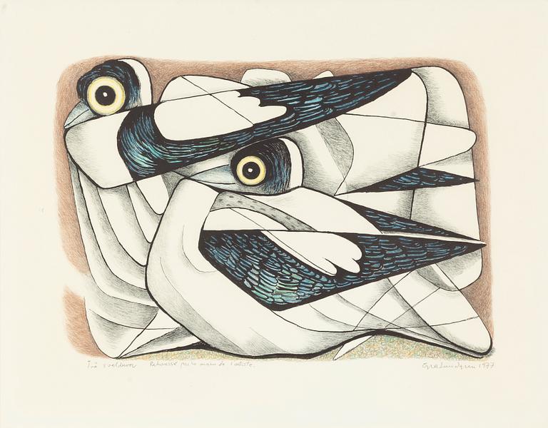 Tyra Lundgren, "Två svalduvor".