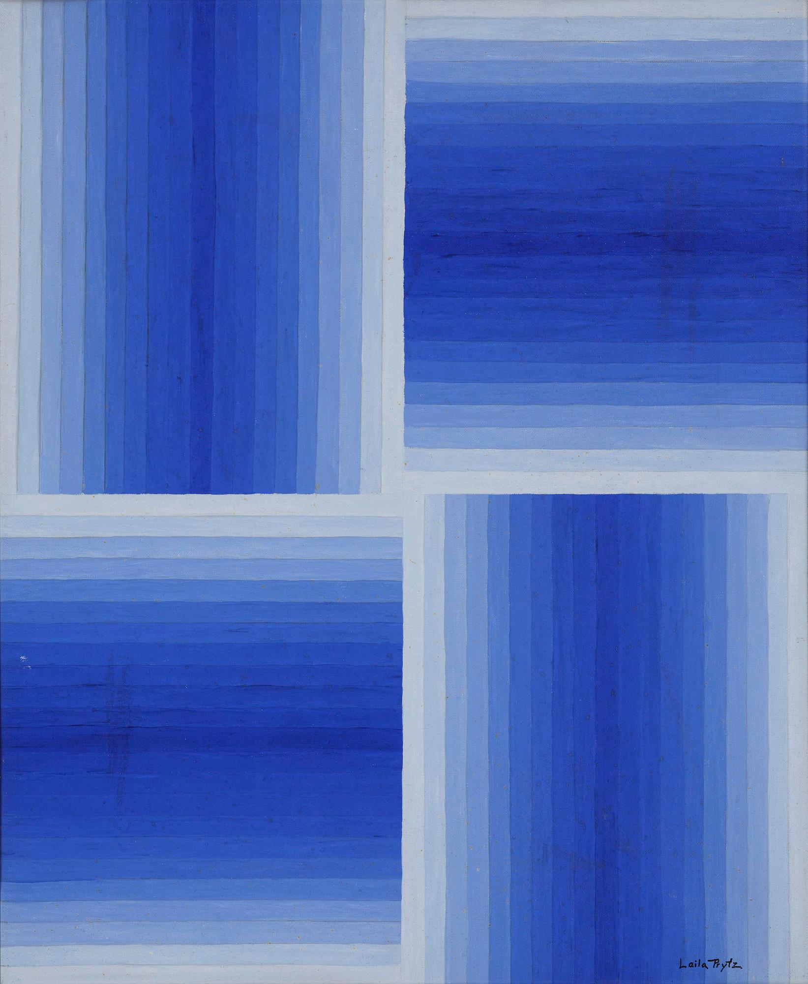 Laila Prytz, "Variationer i ultramarin".