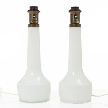 Bordslampor, ett par, Stilarmatur Tranås, 1970-tal.