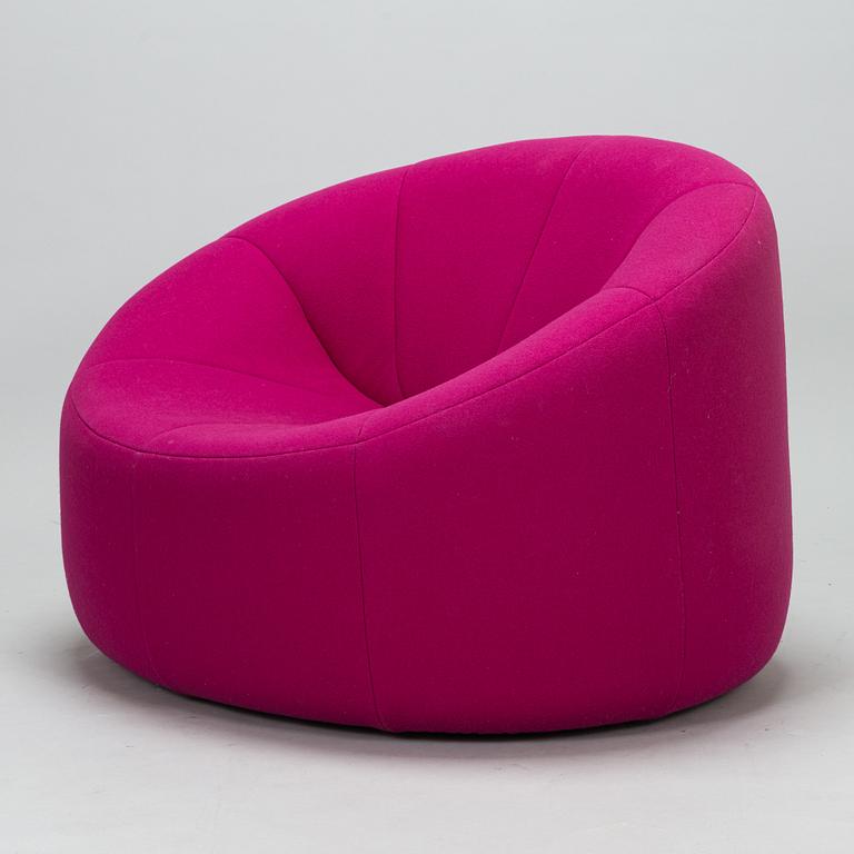 Pierre Paulin, fåtölj "Pumpkin", Ligne Roset, Frankrike. Modellen formgiven 1971.