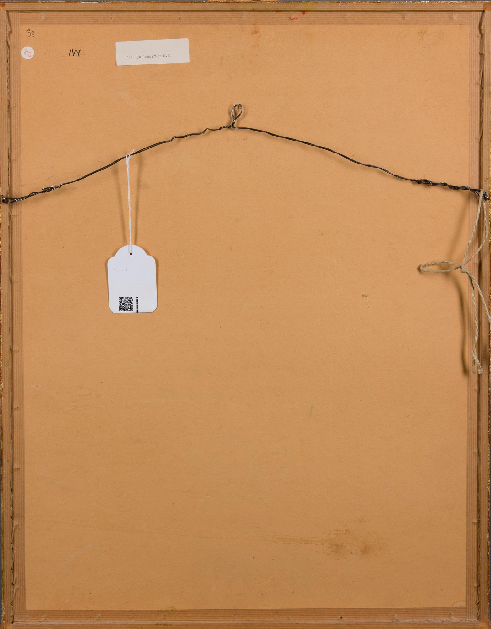 RAFAEL WARDI, akvarell, signerad.