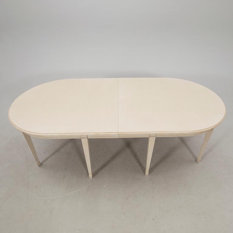 Dining table, Gustavian style modern manufacture.