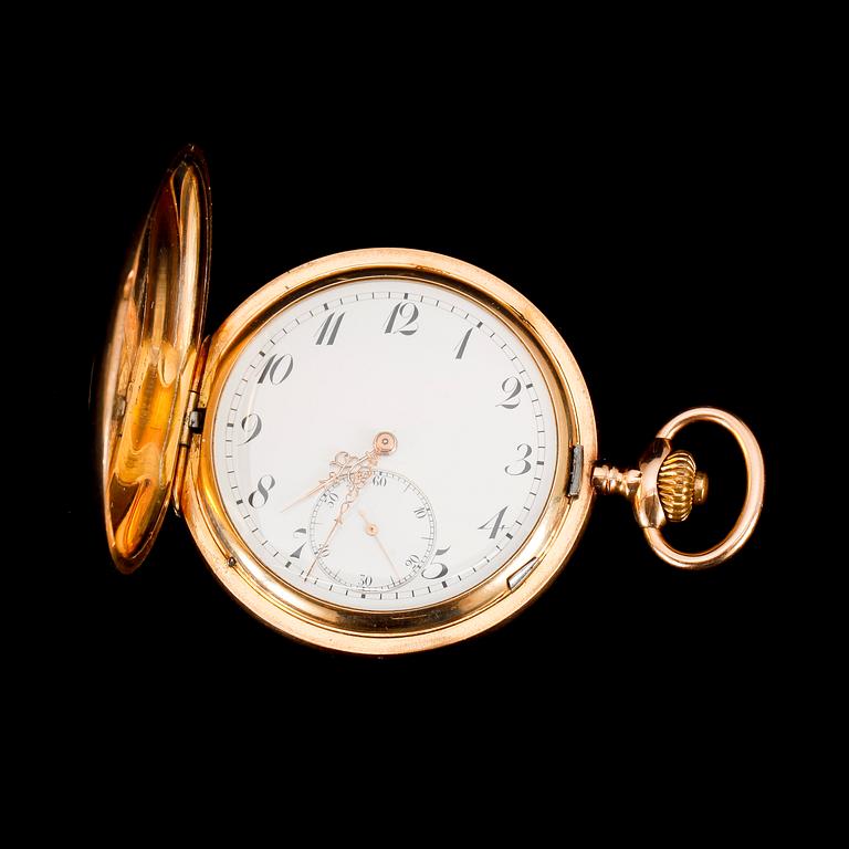 HERRFICKUR, guld 14K, dat 1912. Totalvikt ca 100 gram.