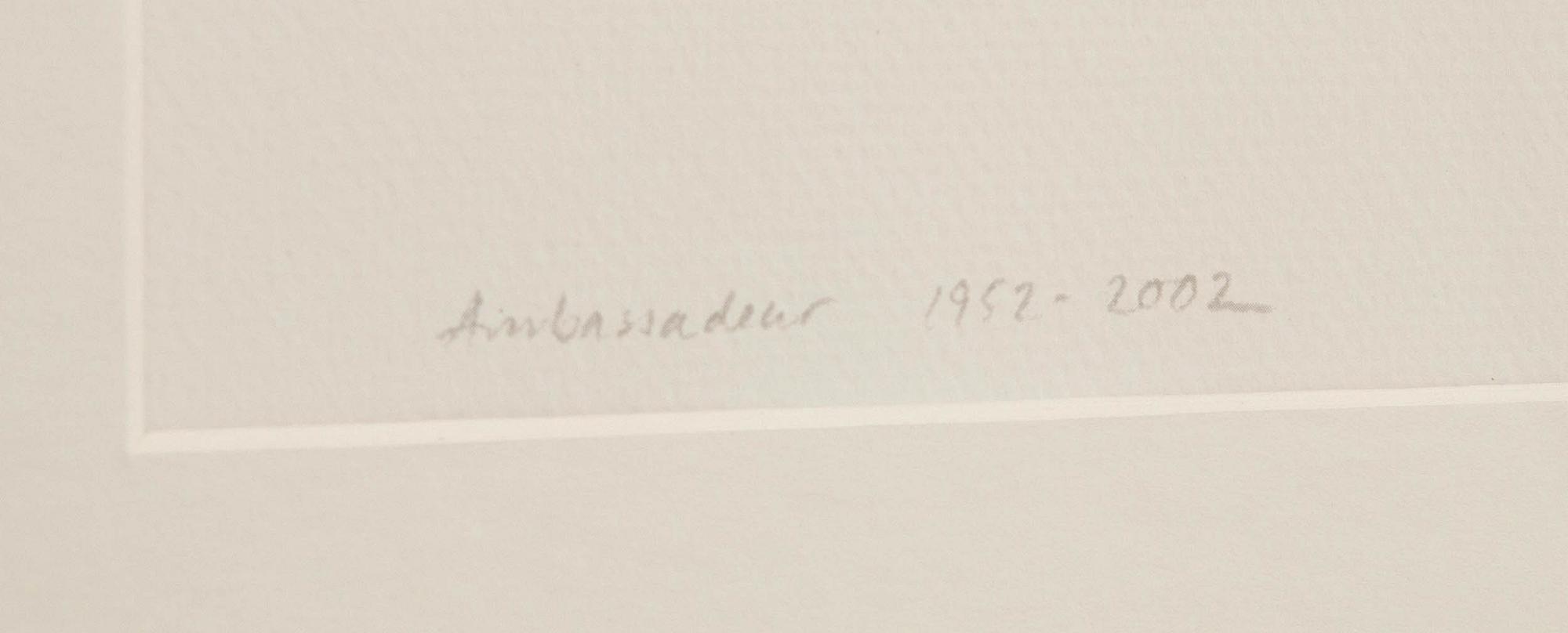 Okänd konstnär 1900-tal, "Ambassadeur".