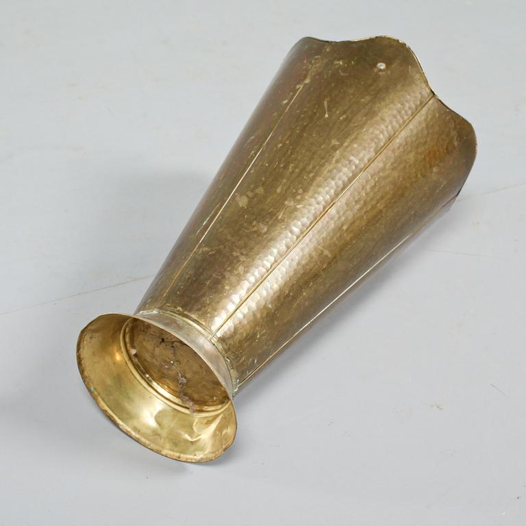 PARAPLYSTÄLL, mässing, 1900-talets mitt.