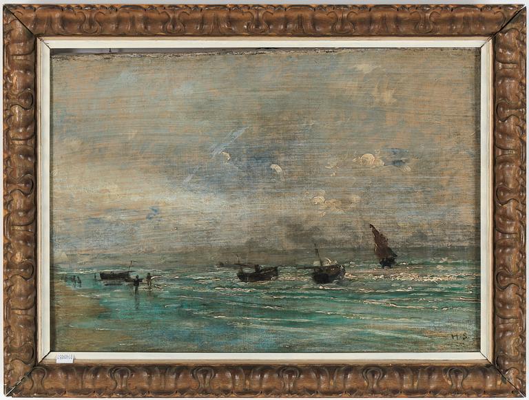 HUGO SALMSON, olja på duk. Monogramsignerad.